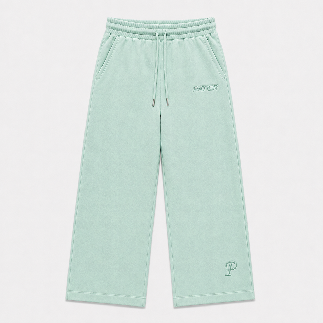 PATIER Essentials Wide Leg Sweatpants – SAGE MINT