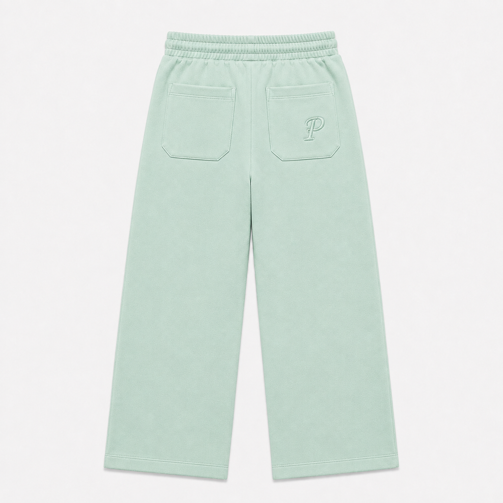 PATIER Essentials Wide Leg Sweatpants – SAGE MINT