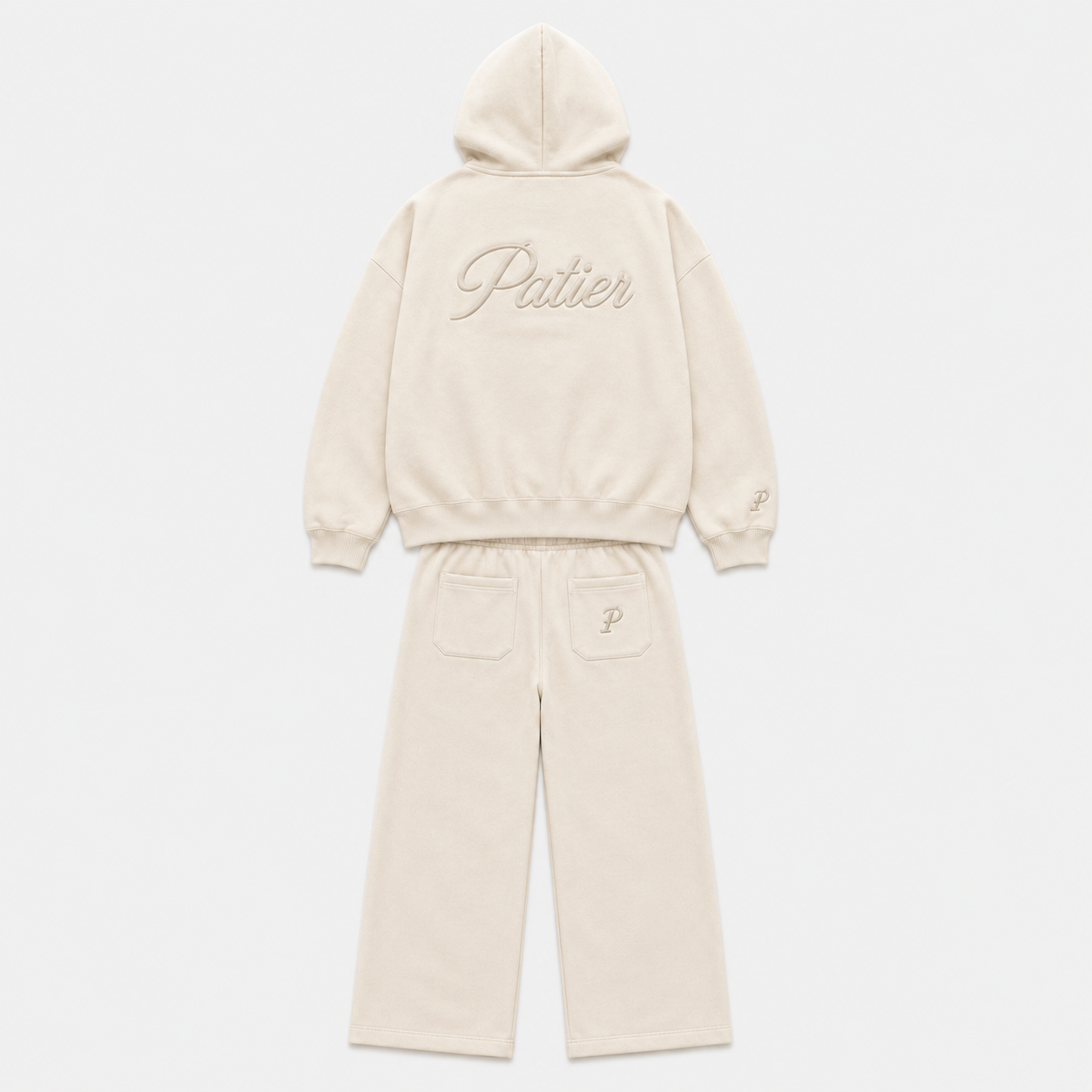 PATIER Essentials Tracksuit – Off-White