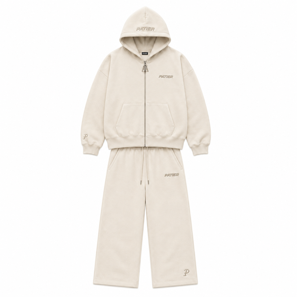 PATIER Essentials Tracksuit – Off-White