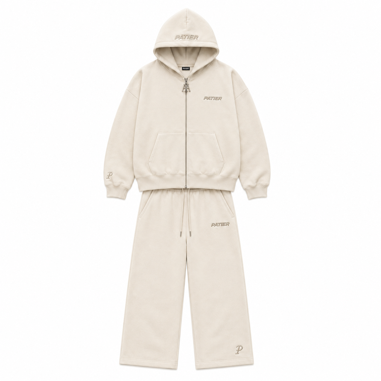 PATIER Essentials Tracksuit – Off-White